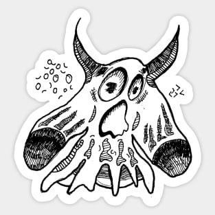 Shocked Ghost Sticker